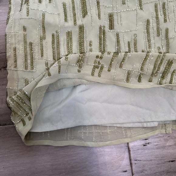 NWT Mac Duggal Beaded Sheath Midi Dress Women's Sleeveless Green Size 8 - Picture 14 of 14